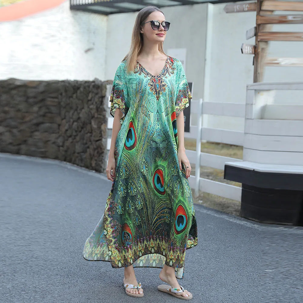 Vestido Tipo Kimono Para Mujer,Ropa Con Estampado,Para Verano,#5d05 - Kimono Ups,Ropa Playa,Plus Tamaño Product on Alibaba.com