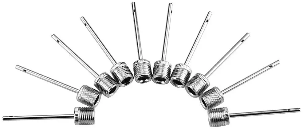 Оптовая продажа, надувной воздушный насос из нержавеющей стали, игла для насоса, для велосипеда, для спортивного мяча