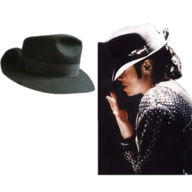 MJ Professional Entertainers - Black Fedora Hat - Pro Series - $119.99
