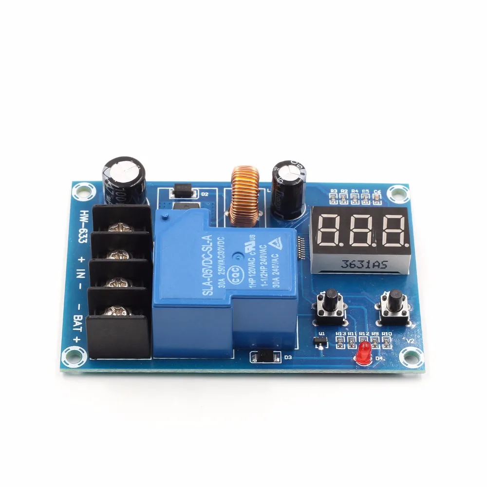 XH-M604 Digital Display Power Control Module Full Power off Protection Switch Battery Charge ICs