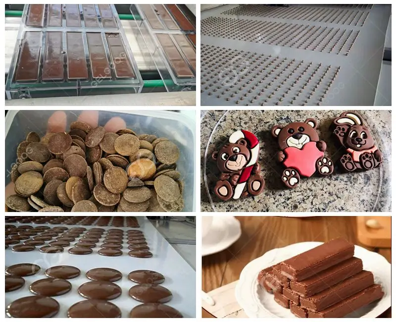 Selmi Compound Chocolate Candy Molds Making Chocolate Paste Making Machine Producing Cocoa in Chocolate
