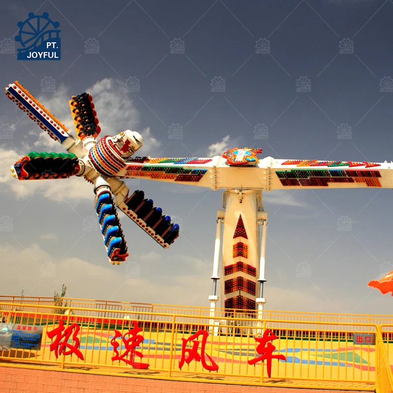 Thrill Extreme Top Scan Speed Windmill Rides Adult Luna Park 30 Seats  Extreme Amusement Rides for Outdoor Park