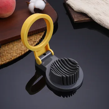 Wholesale Professional Mini Kitchen Gadget Stainless Steel Egg Quarter Topper Cutter Manual Half Slicer Strawberries Hand Home