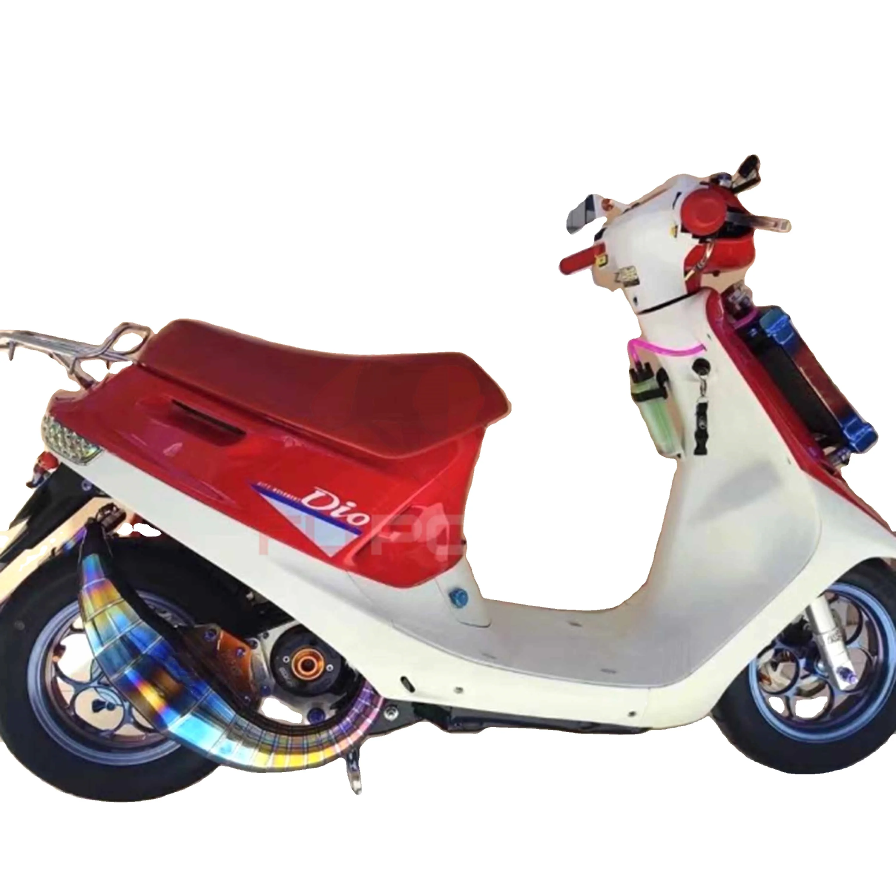 Honda Dio Af18 Titanium Cone Pipe Muffler - Upgrade Now