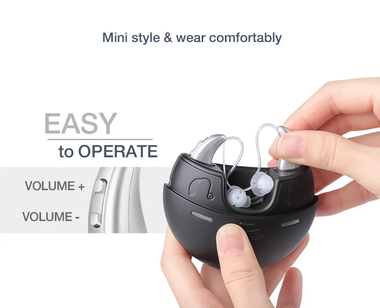 Micro BTE China Rechargeable Digital Hearing Aid supplier