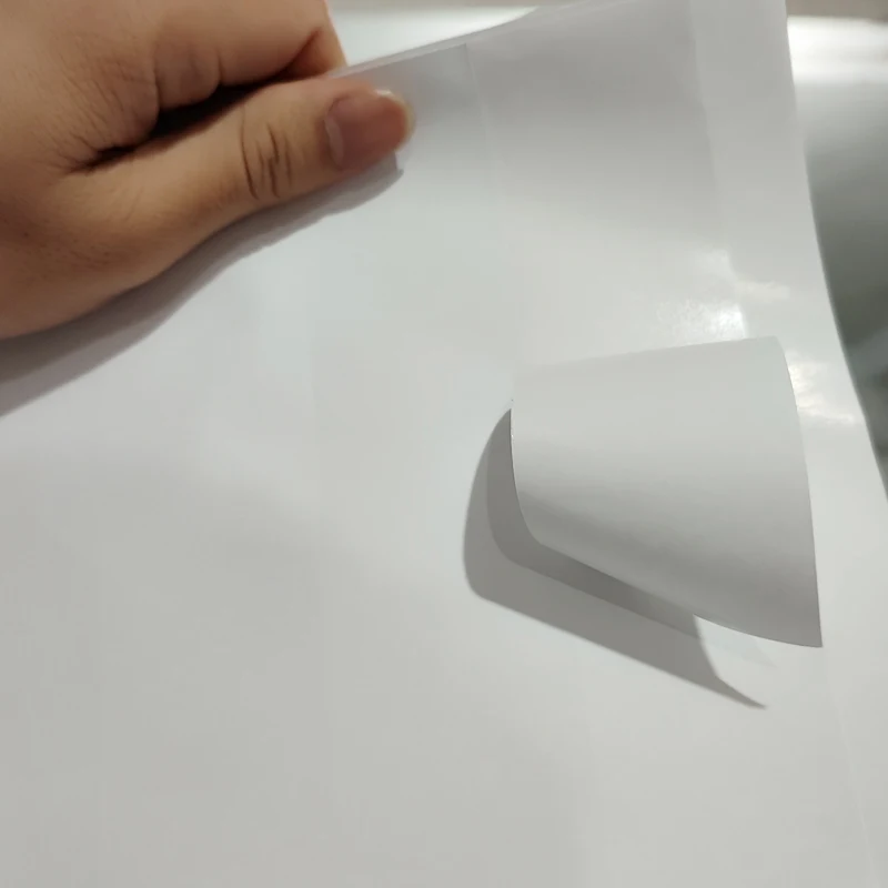 Custom Split Backing 100x70 Label Sticker Sheet Thermal Art Paper Waterproof Die Cut Label Back Cutting Self Adhesive Sheet manufacture