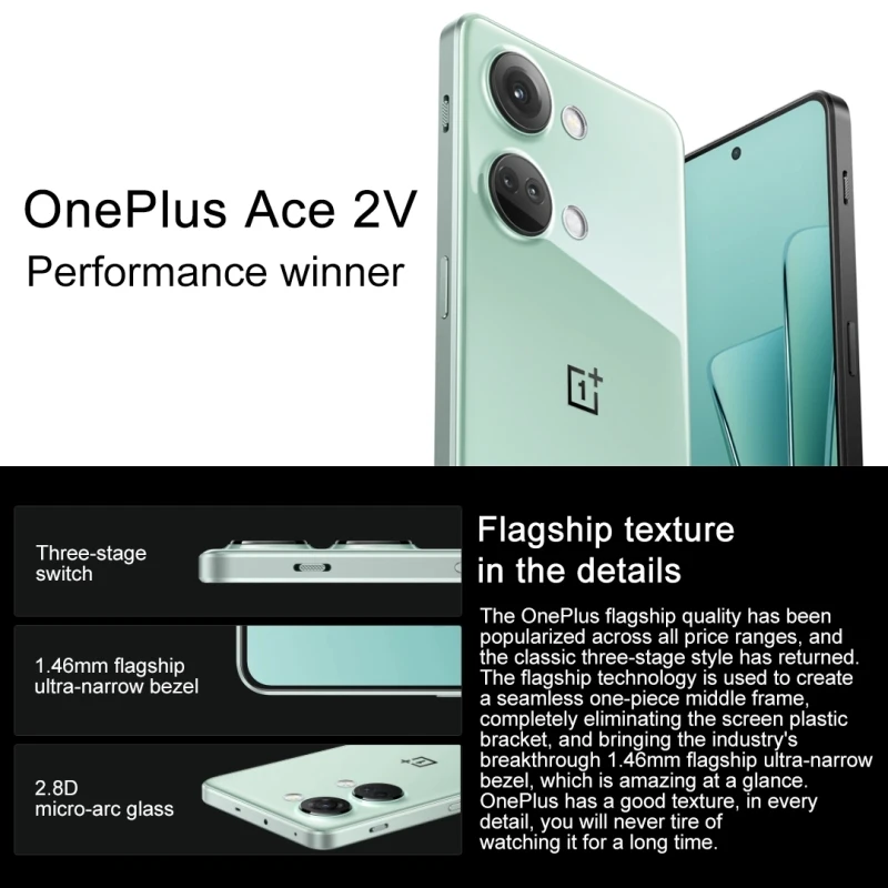 Oneplus Ace 2V 5G - High-Quality Smartphone with 64MP Camera