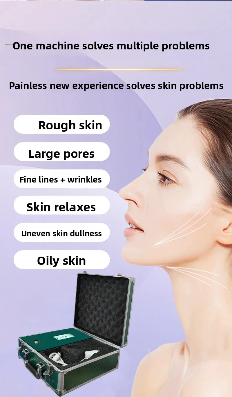 Korean Handheld Nano Gene Gun Hydration Infusion Device Non-Invasive ABS Material for Beauty Salon Use Needle-Free