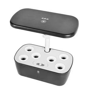 Brimmel Indoor Home Use Hydroponic Tower Flowerpot Smart Indoor Herb Garden Kit with LED Grow Light