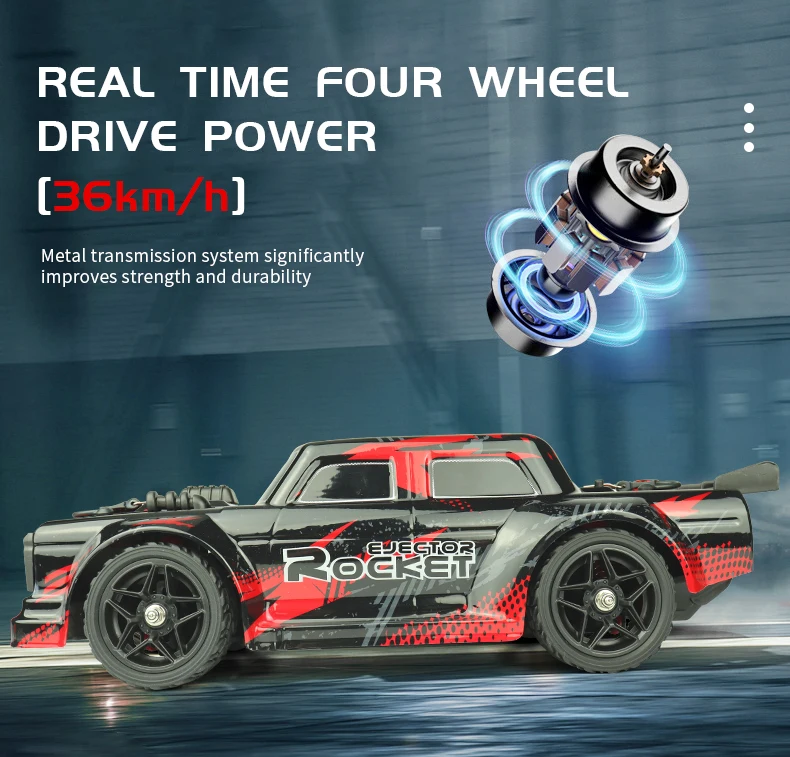 RC 1/18 ビックホイールクローラー ブルー ラジオコントロール