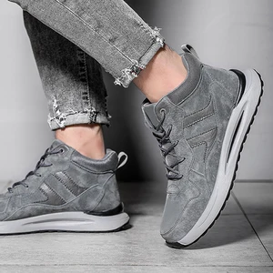 Factory Direct Sales of Men's Casual Shoes Autumn and Winter Outdoor Anti-slip Ankle Boots Fashionable Snow Boots