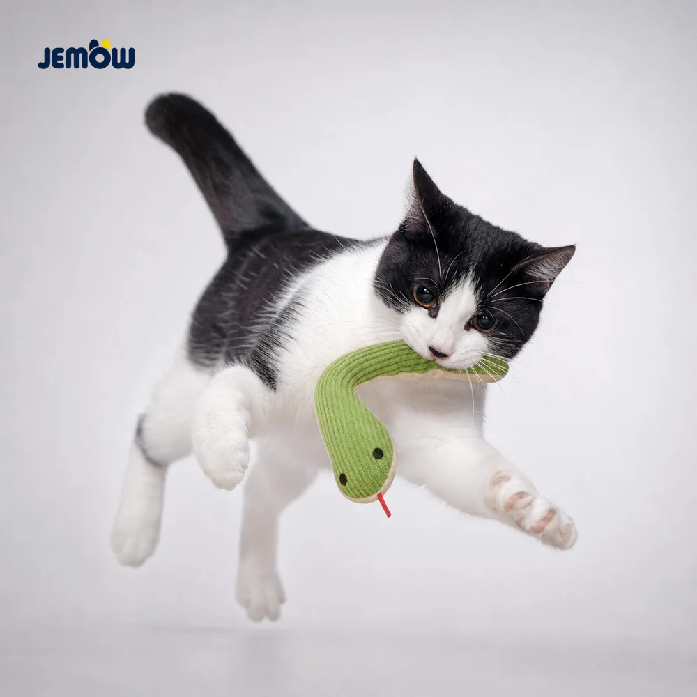 Dog Toy Snake Head Shaking Squeaky Chewable Plush for Puppies Small Dogs Boredom Relief Self Play Pet Supplies Wholesale