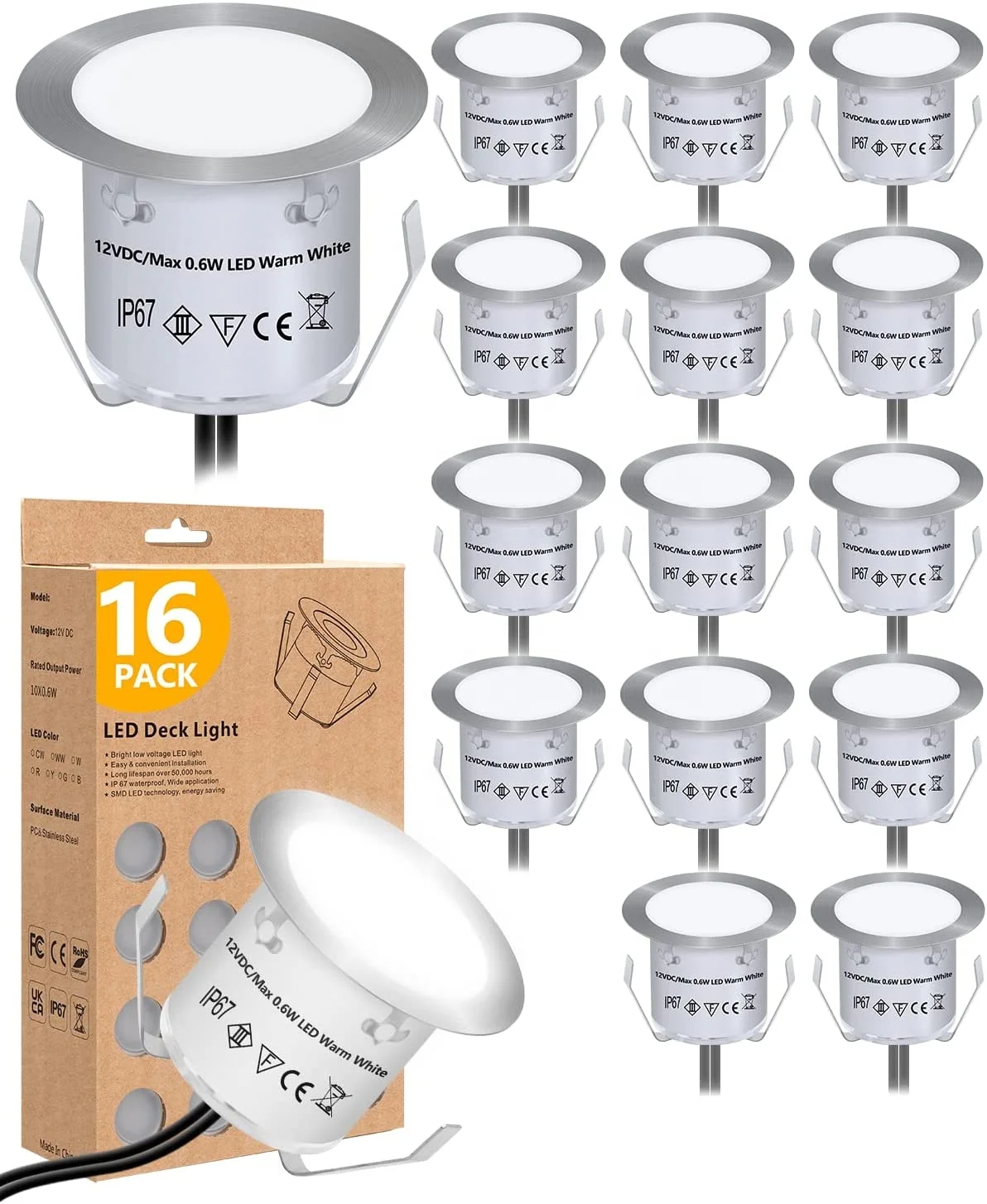 Mini Waterproof IP67 LED Stair Step Outdoor Light  Led Underground Light 10w