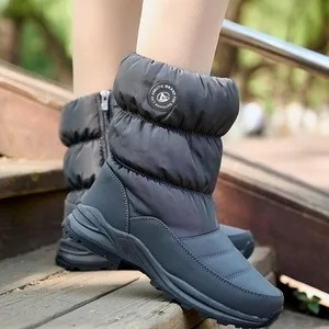 Wholesale Fashion High Quality Warm Plush Women's Winter Walking Boots Outdoor Non-slip Recreational Snow Boots