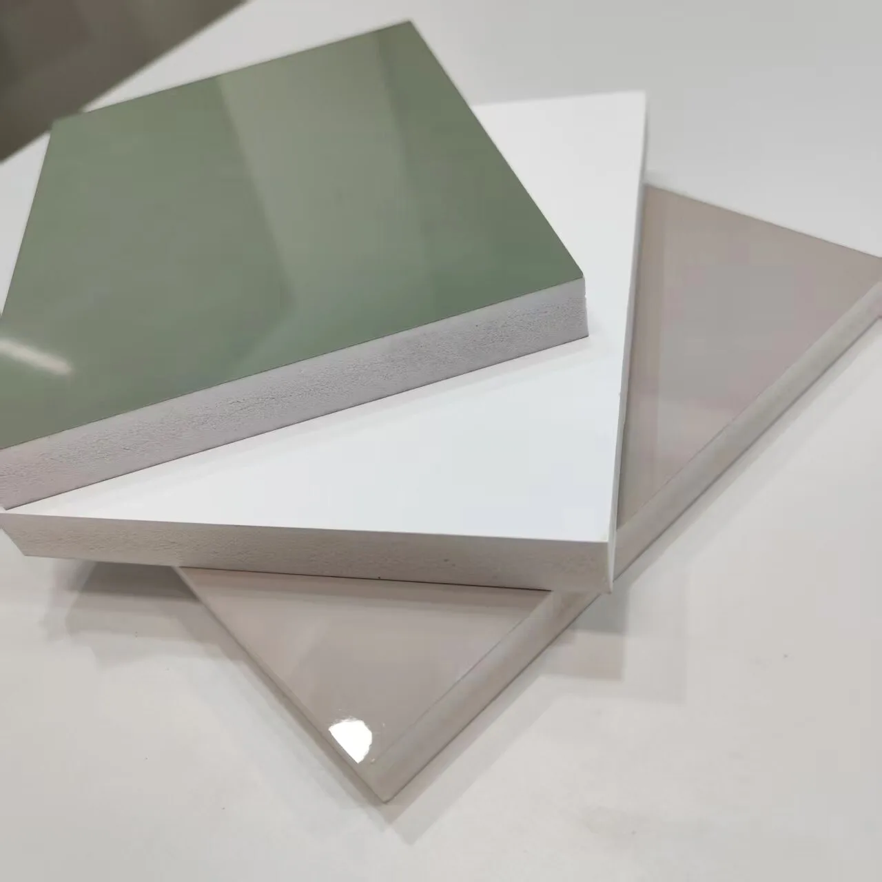 Pvc Foam Board Laminated Board  Wholesale Price China PVC Sheet for Modular Kitchen Cupboards Interior Furniture Office Room