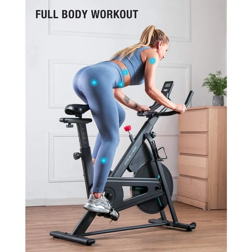 Ovicx Q100 Magnetic Resistance Exercise Bike for Indoor Cycling