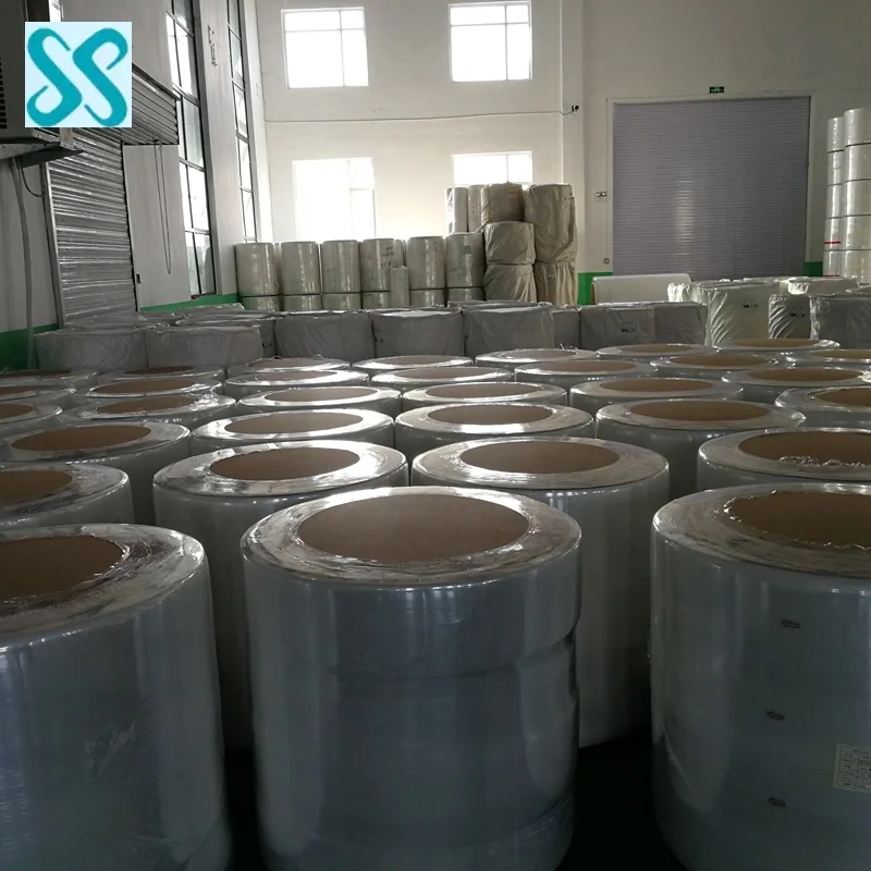 40 г/кв. М, Нетканые рулоны ткани, 30% вискоза и 70% полиэстер, нетканые ткани для влажной ткани, сырье