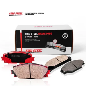 KINGSTEEL Pastillas De Freno Original HIQ Semi Metallic Ceramic Auto Brake Pad for Toyota Honda  Ford Hyundai Chevrolet