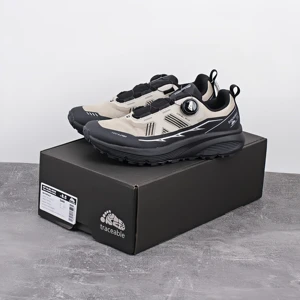 Men's Outdoor Tactical Running Shoes Waterproof Resistant Rubber Outsole Lace-Up Mesh Upper Lightweight Flexible Jungle Camping