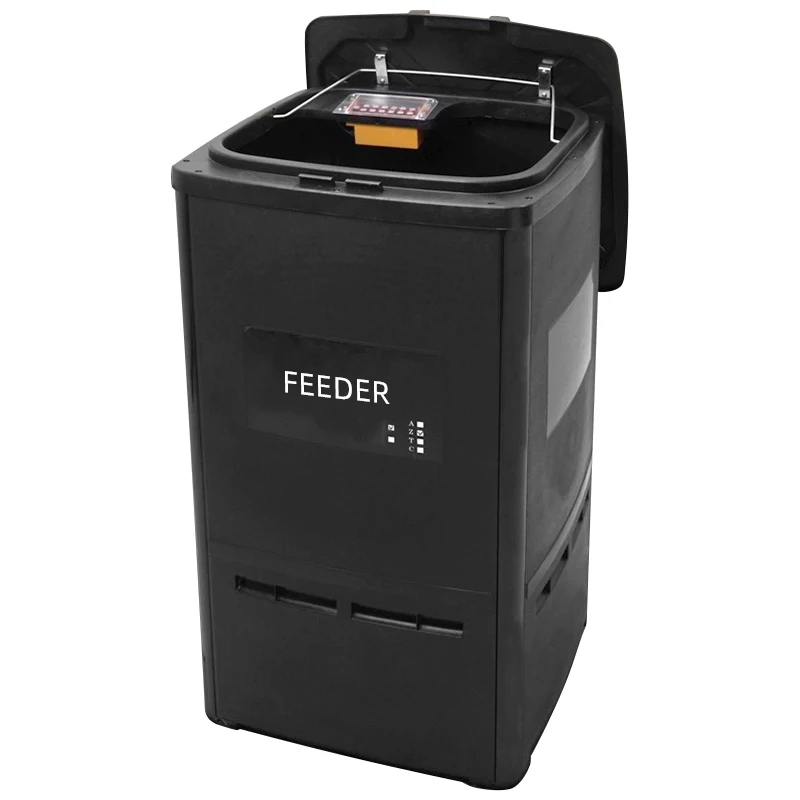 Automatic Fish Animal Feeder Floating Big Pond Fish Food Feeding Machine With Time Control Shrimp Feeder Pond