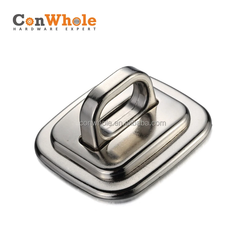 thumbnail image 2 of LORADAR Stainless Steel Security Anchor Plate - Desk Mount D-Ring For Cable Locks (Single Pack) 2 of 14