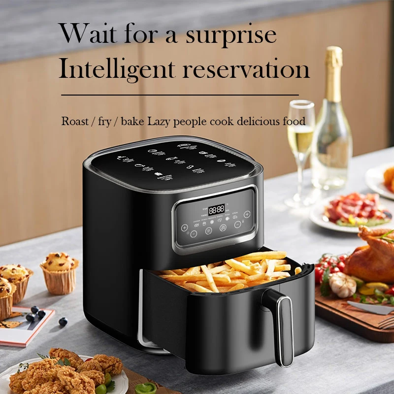 2023 New Air Fryer 6L Large Capacity Smart Electric Fryer