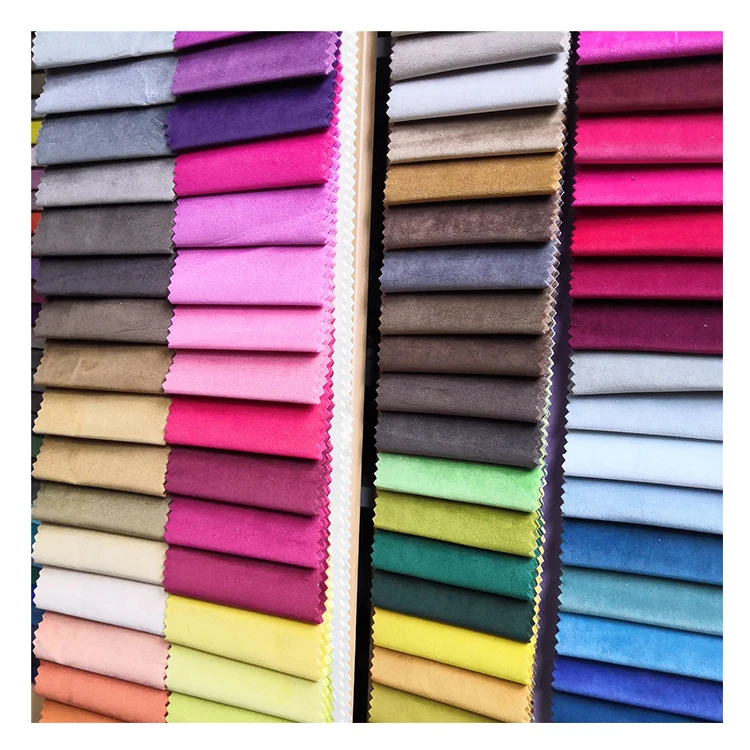 Custom Style Polyester Upholstery Velour Velvet Fabric for Car/Sofa/Garment