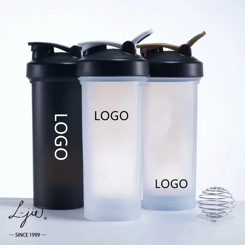 1000ml Promotional ECO Friendly Fitness Gym Plastic Powder Whey Protein Shake Cup Sport Shaker Water Bottle