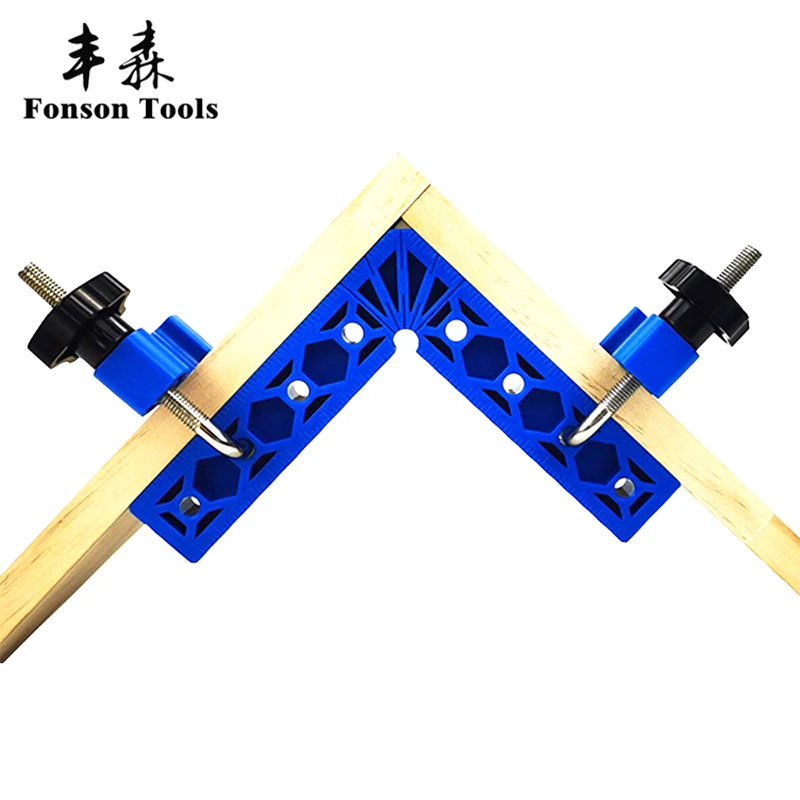 Precision Adjustable Clamping square Woodworking Machinist square Positioning Right Angle Clamping Measure