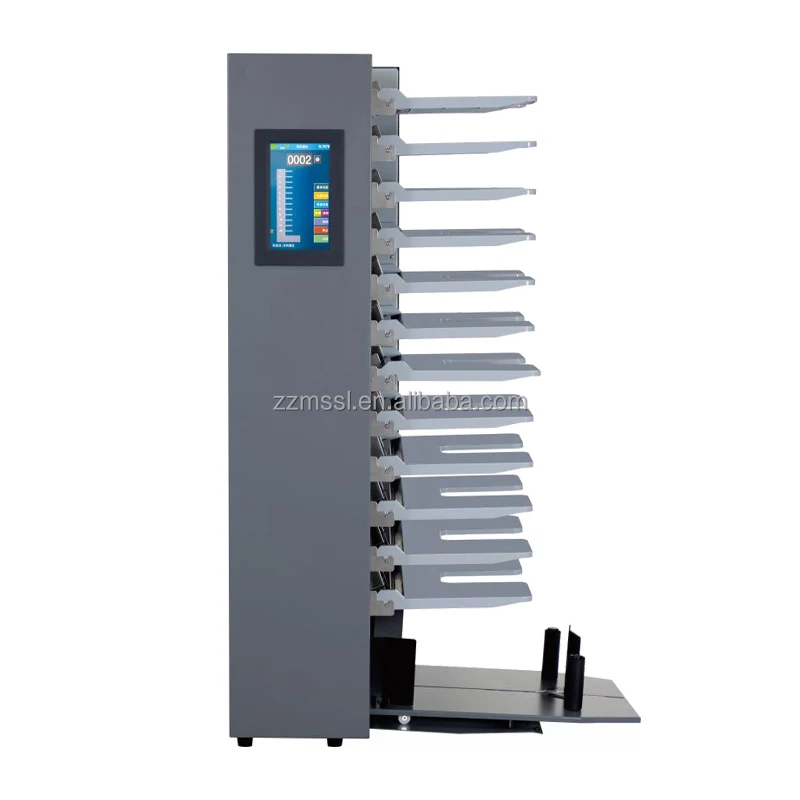 10 Stations A3 Paper Collator Machine A4 Paper Sorting Machine Paper ...
