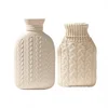 1200ml beige con copertura lavorata a maglia senza cuciture