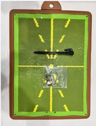 Поворотный коврик для игры в гольф приспособление тренировок мини-гольф фиксированный наземный обнаружения качели