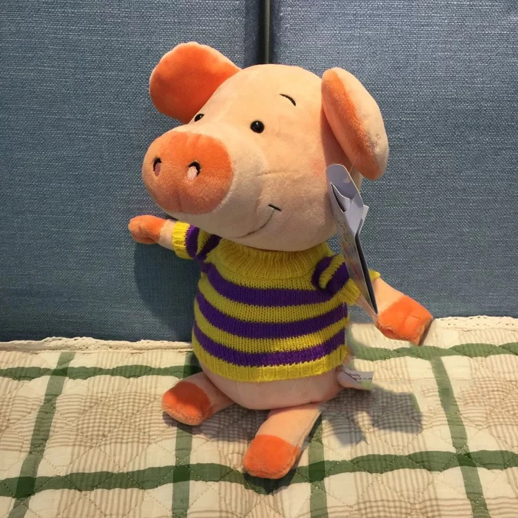 Pig ☆ ZD286 Striped Sweater Pig Plush Toys Kids Gift Pig Year