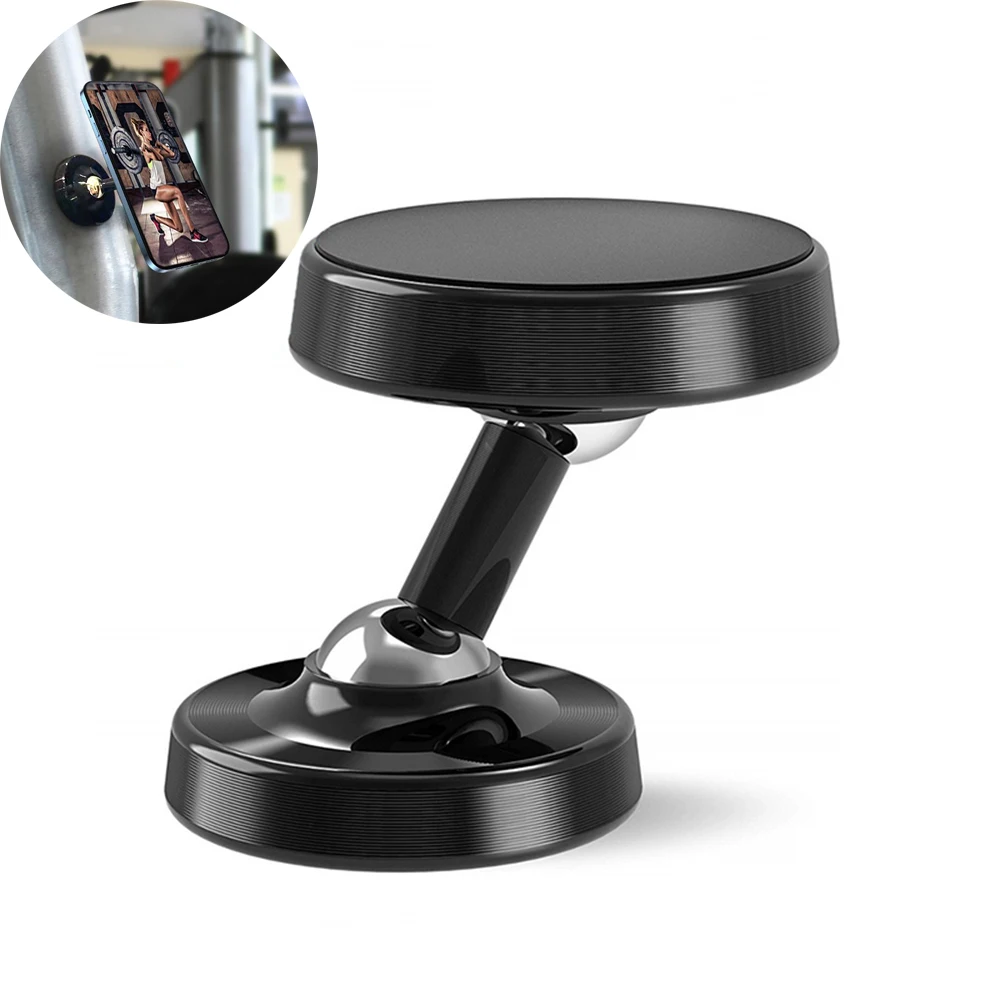 YTGEE Magnetic Phone Holder Adjustable Portable Gym Support