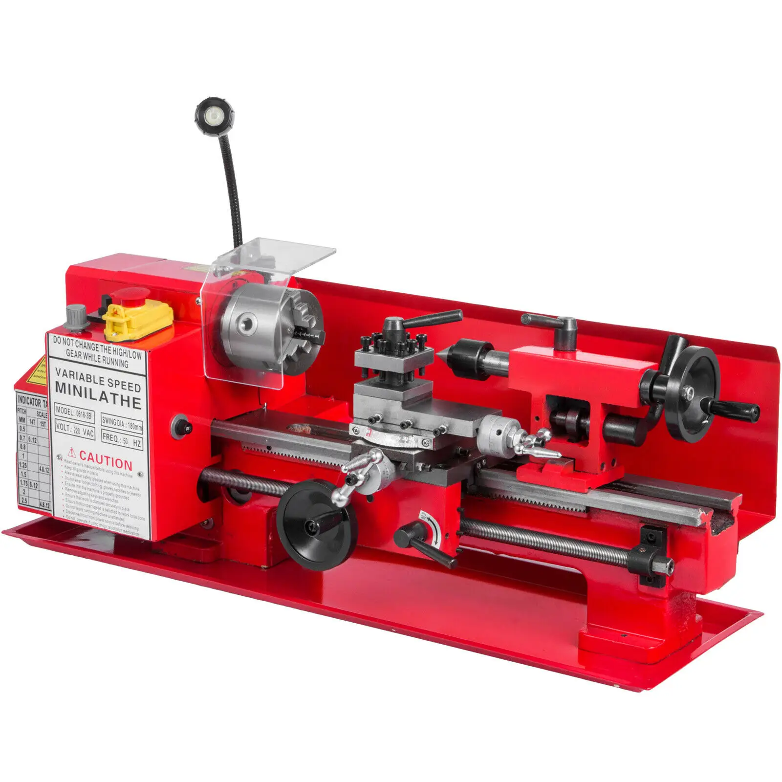 Small CNC Gunsmith Lathe Mini Manual Wood Bench Top Metal Machine CE 220V New Condition Horizontal Type Medium Duty Capacity