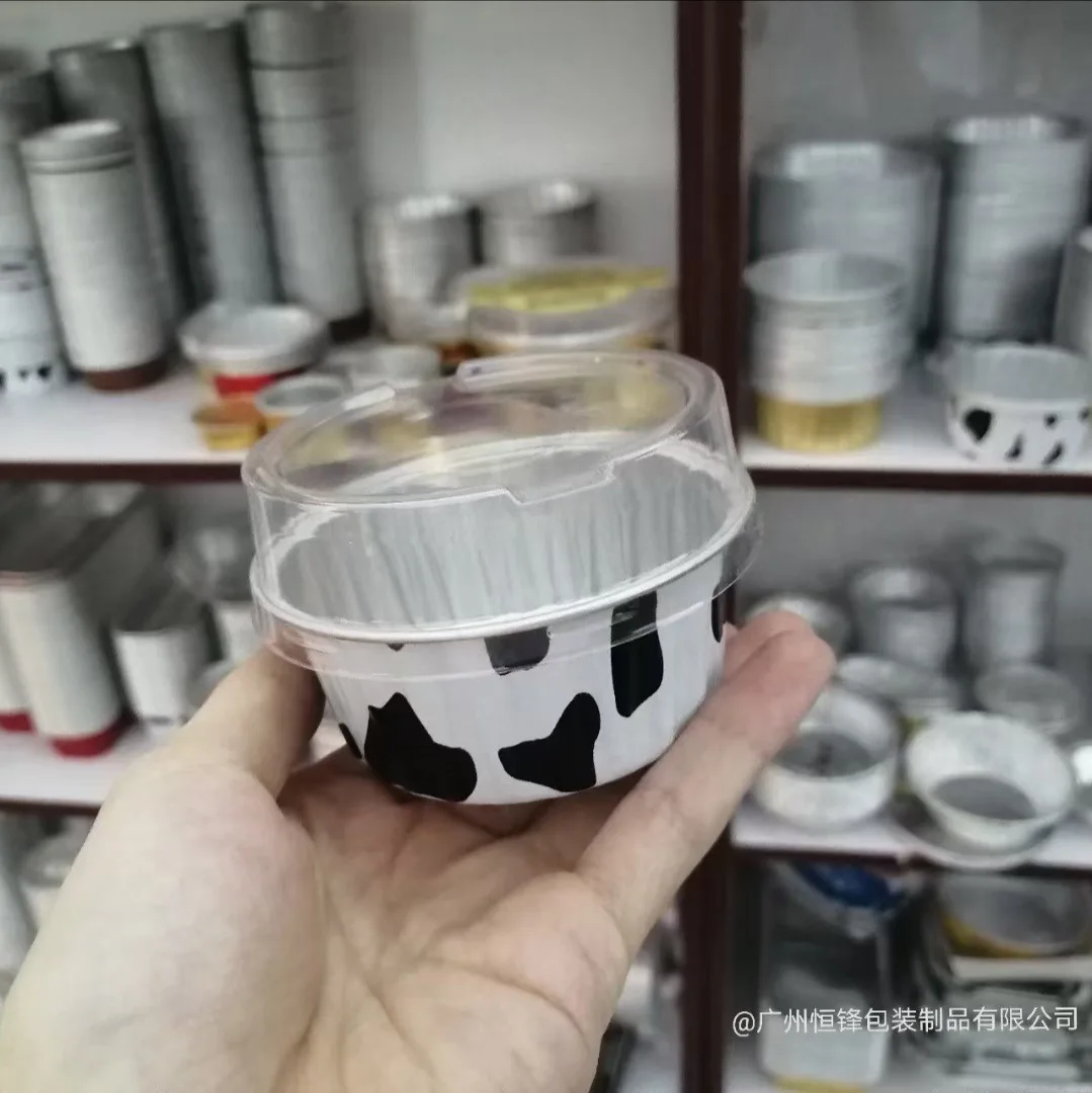 Disposable Paper Cake Cups Cake packaging ice cream rolls thickened coated kraft paper muffin Cupcake cups factory