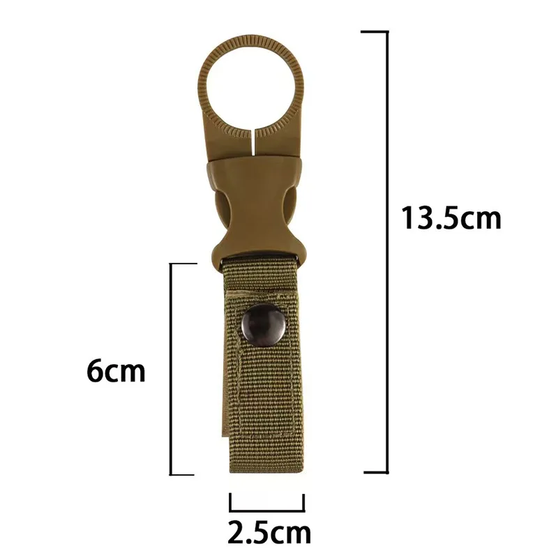 Tactical Outdoor Water Bottle Holder Clip With Hanging Buckle Belt For - View #10