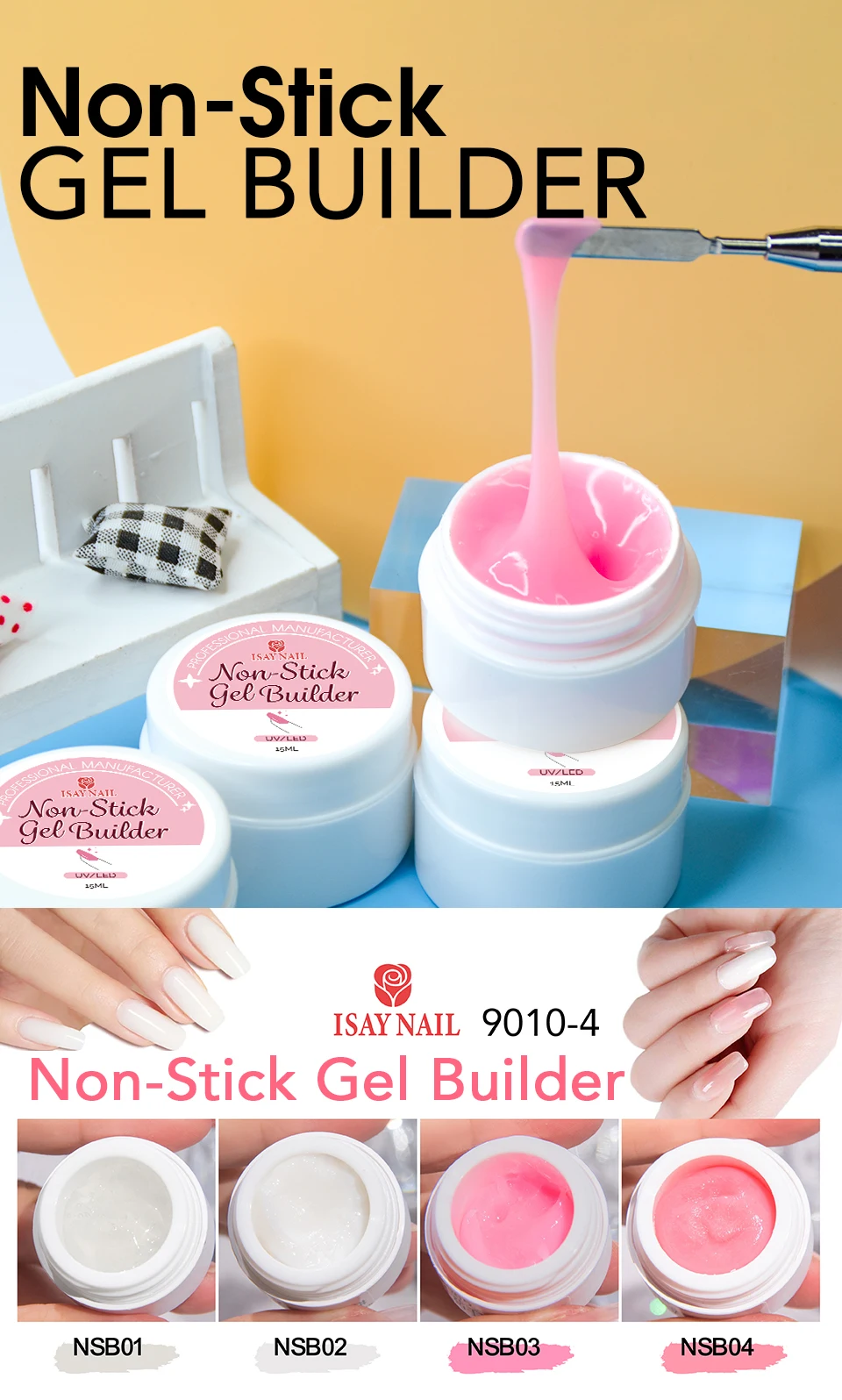 Wholesale Oem Nail Gel Polish Private Label Salon Extension Gel