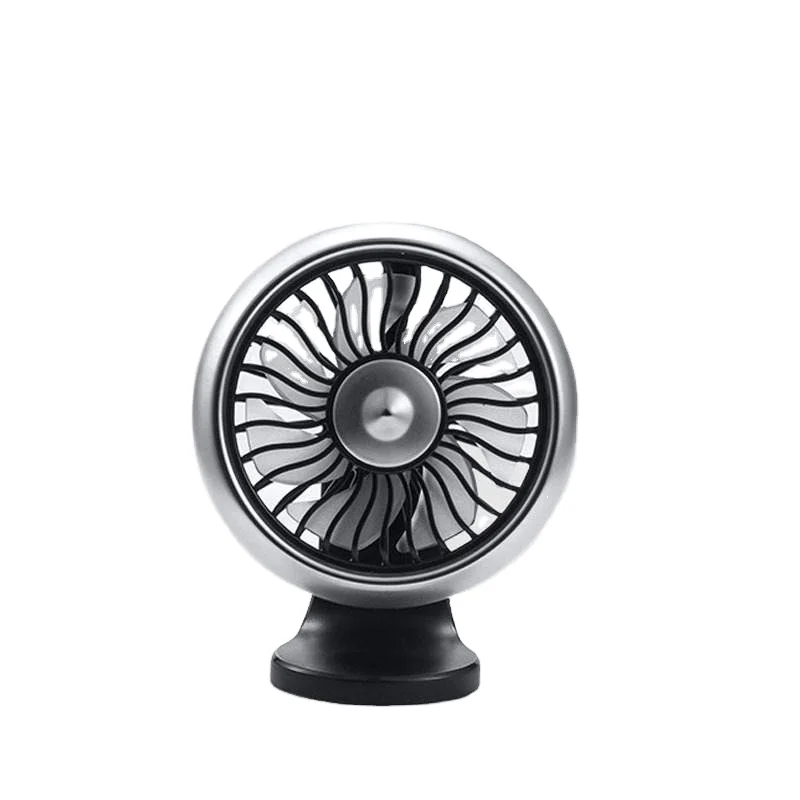 360 Rotatable Boat Auto Powerful Cooling Air Fan 3 Speed USB Mini Electric Car for Vent Mounted Center Console