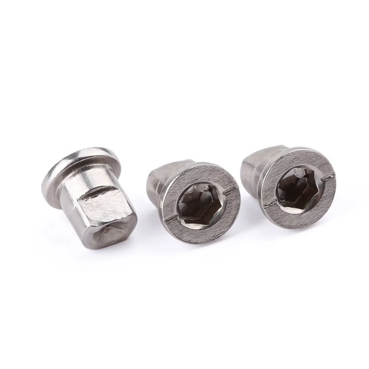 Non-standard customization hex socket step rivet milling flat stainless steel for doors and windows