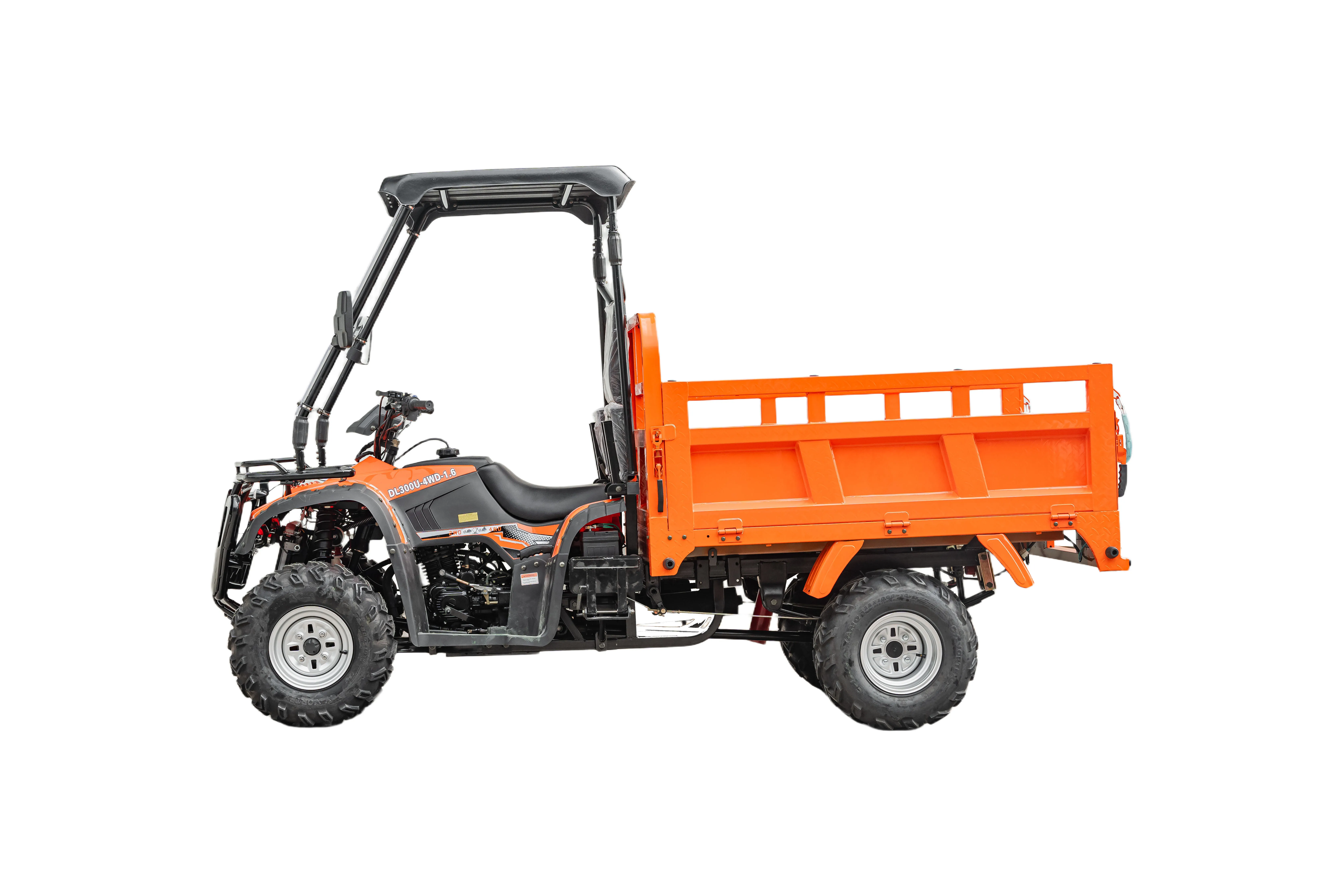 300cc Gas 4WD ATV Manual 4 Stroke EEC Certified Utility Quad Bike with 600kg Payload for Farm and Off Road Use