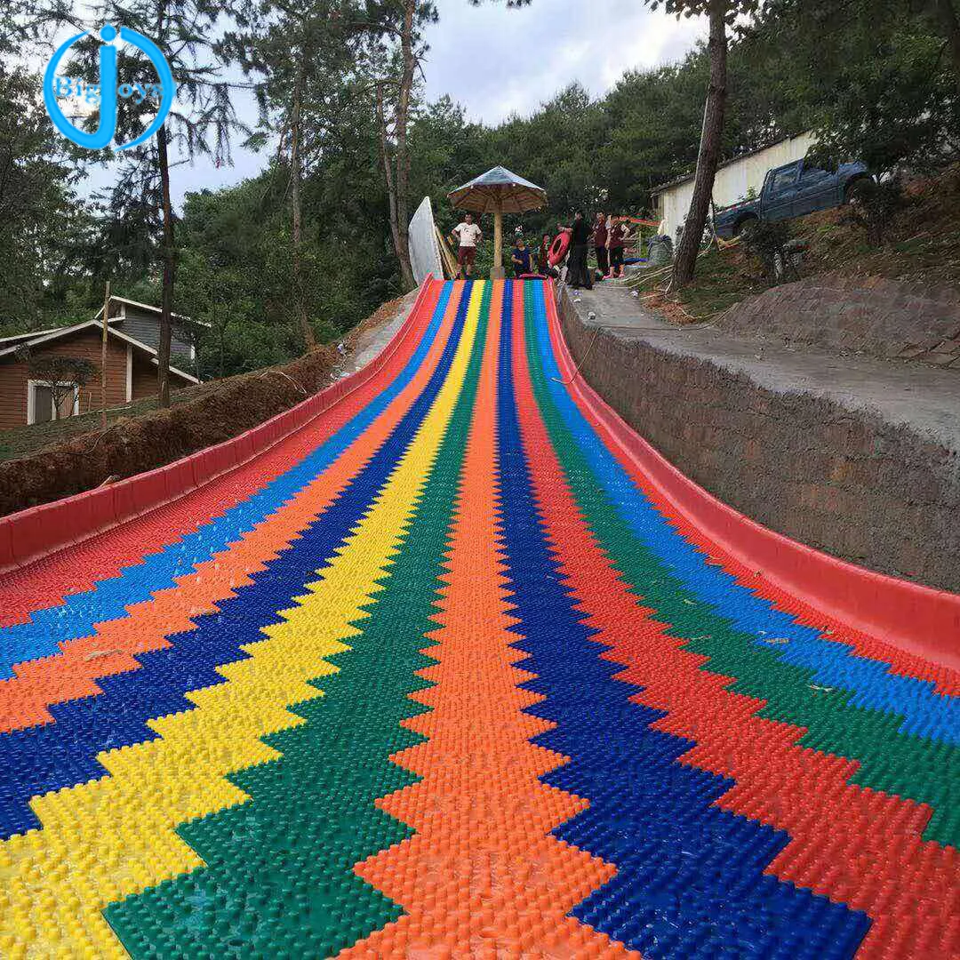 Colorful rainbow Dry Slide Dry Slide for Amusement Park| Alibaba.com