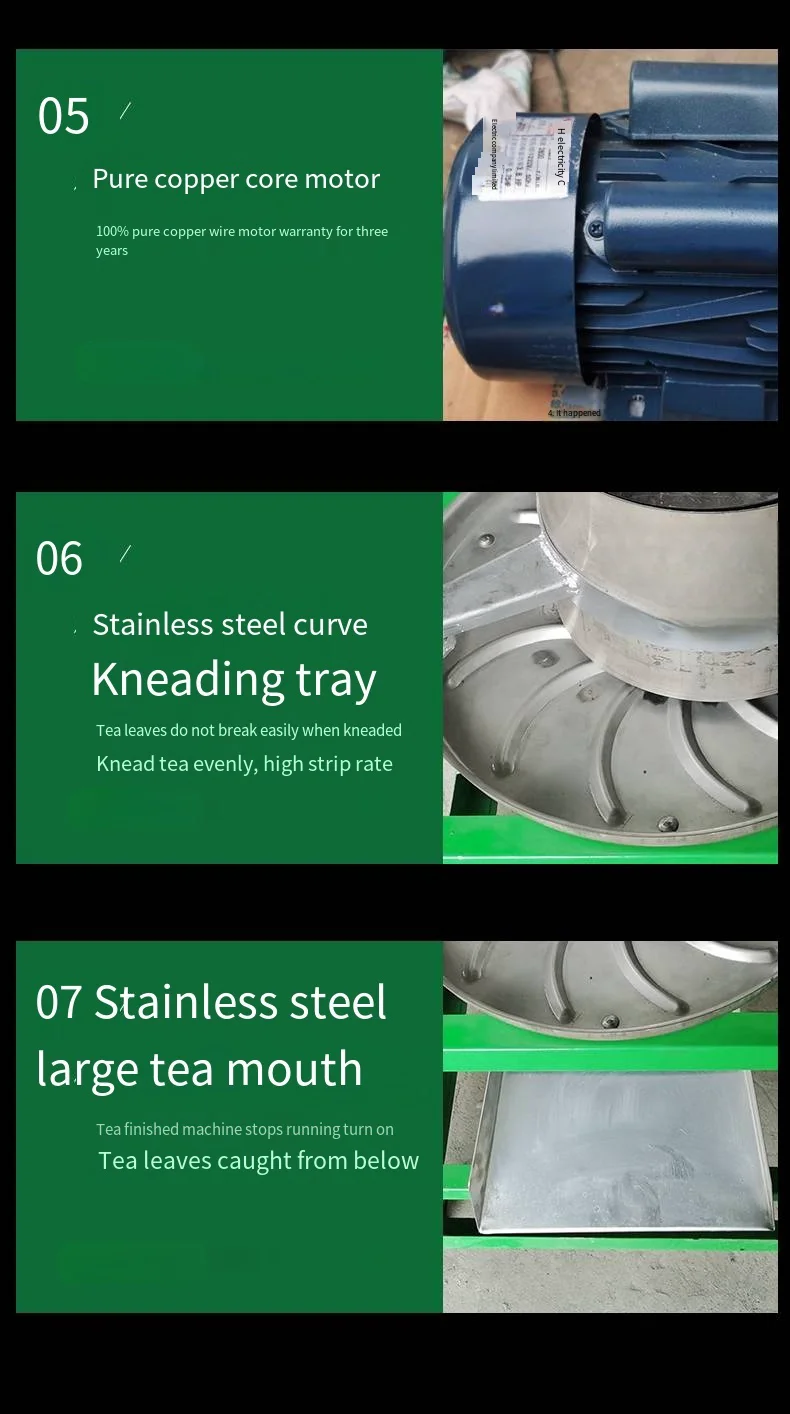 Automatic Black Tea Twisting Processing Machine Green Tea Leaves ...