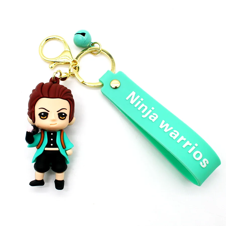 Anime Demon Slayer Kamado Tanjirou Agatsuma Zenitsu Character Keychain