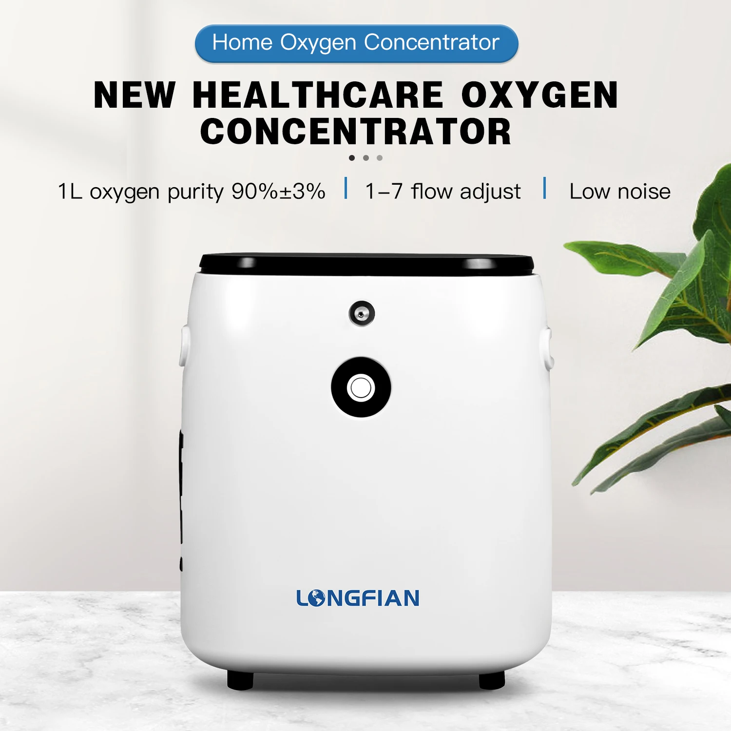 Portable Smart Mini  Oxygen Concentrator  Continuous Flow for Sale