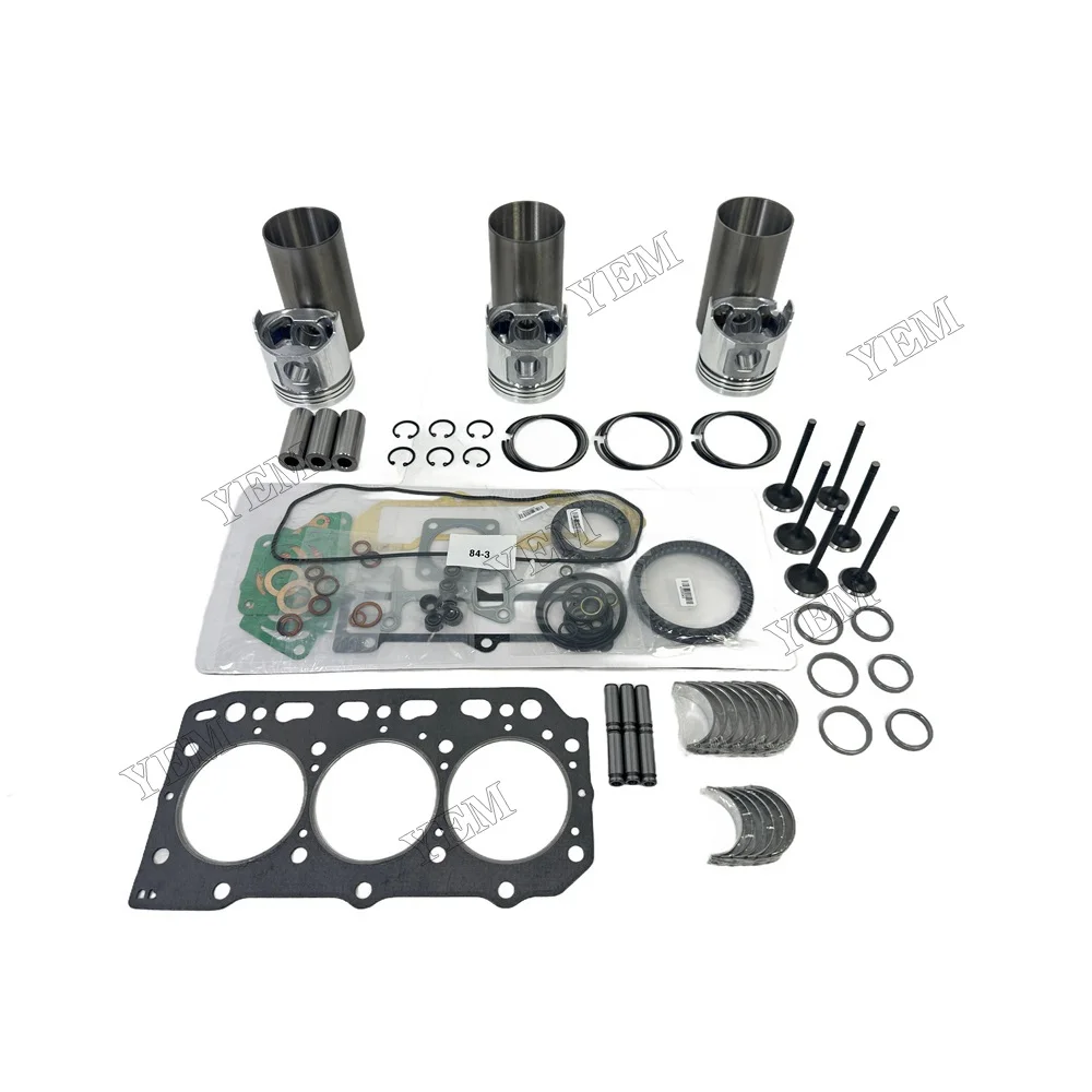 3TNE84 Engine Overhaul Rebuild Kit For Yanmar Gasket Piston Set 2