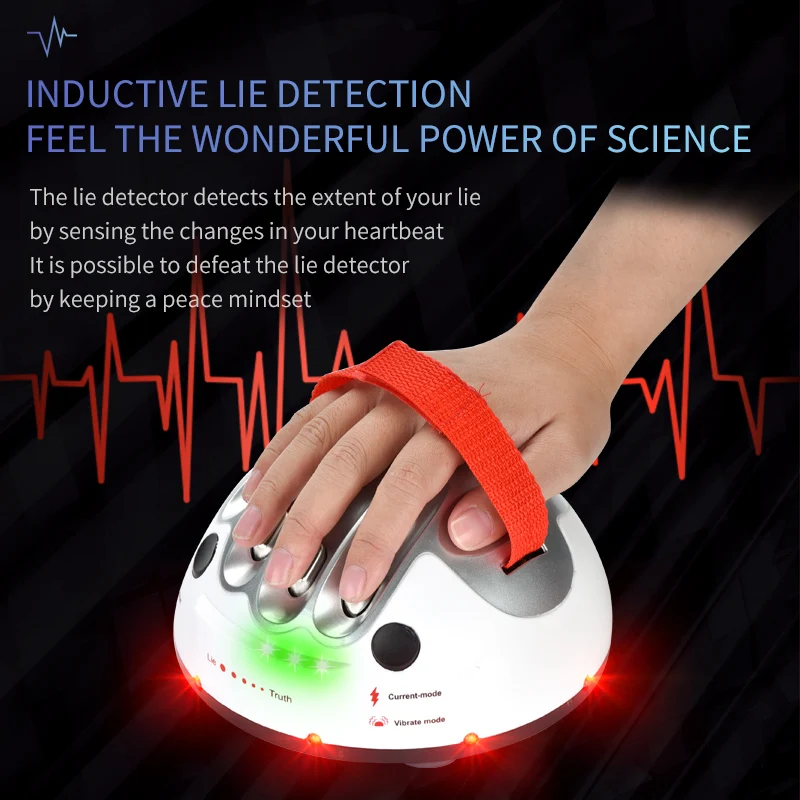 Polygraph Shocking Liar Micro Electric Lie Detector Test Truth Dare Game #s 