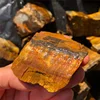 Occhio di tigre giallo pietra grezza