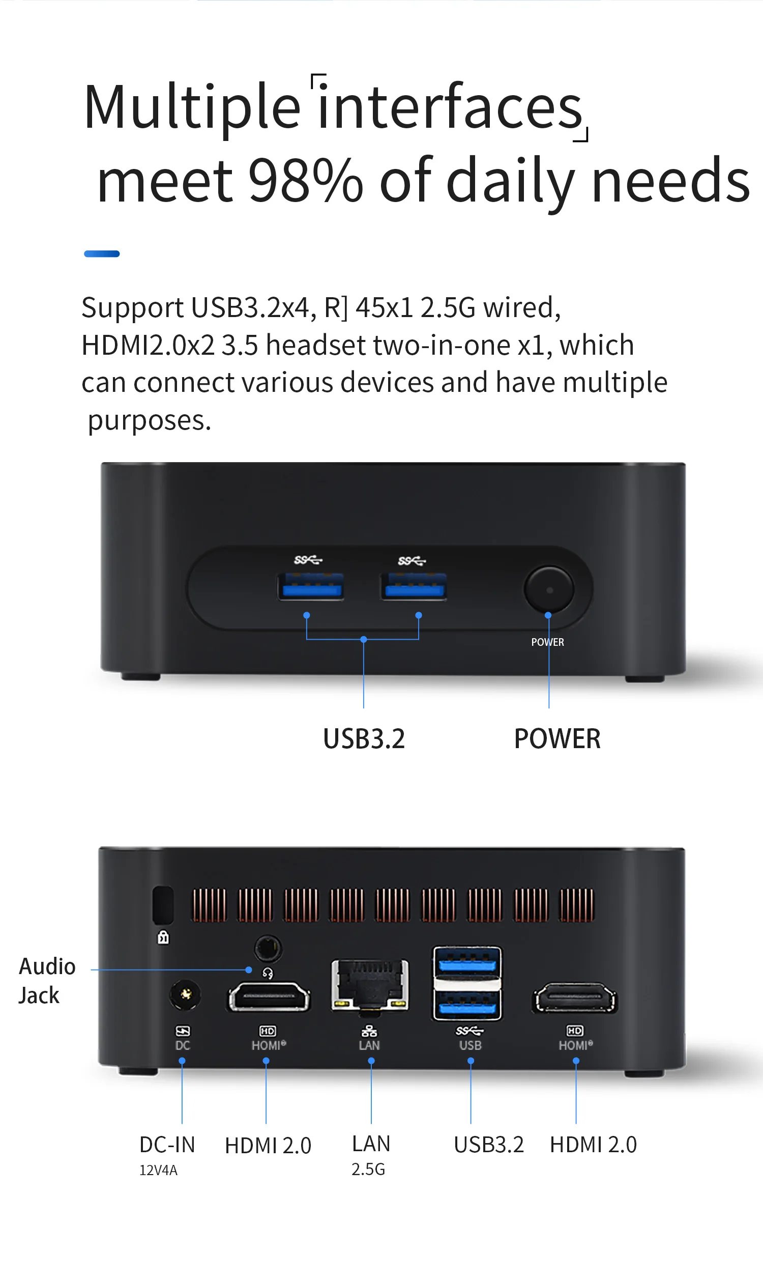 Beelink ZX03 Mini PC - Intel Alder Lake N95 Windows 11