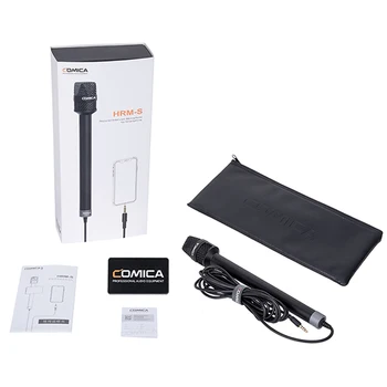 Comica HRM-S Handheld Reporter/Interview Microphone Cardioid Condenser Vocal Microphone for Recording Speech Reporter product image